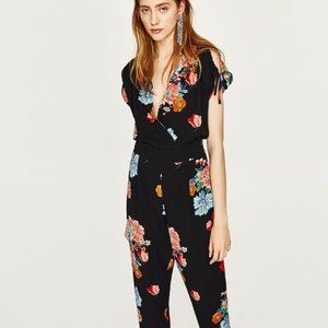 Zara Swan Printed Jumpsuit